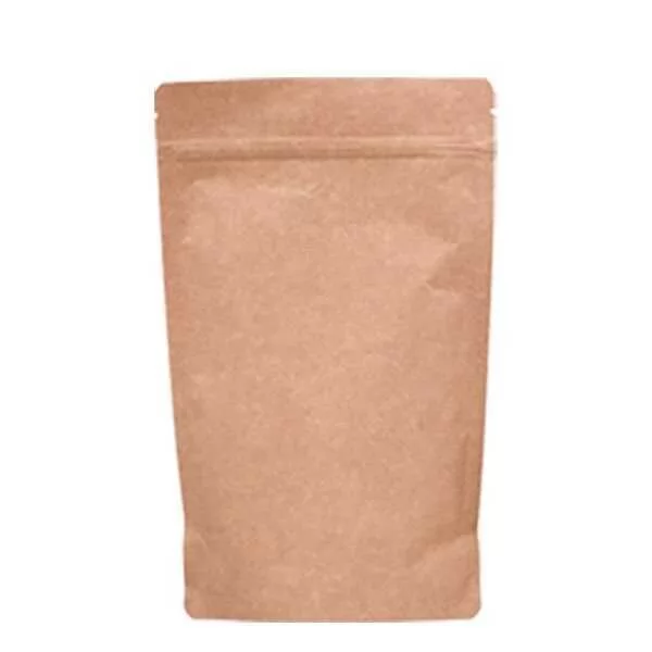 Kraft Alüminyum Kilitli Doypack 16x24x8 cm - 400 gr