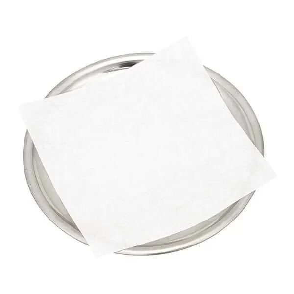 Hazır Kesilmiş Düz Beyaz Yağsız Servis Kağıdı 17x17 cm
