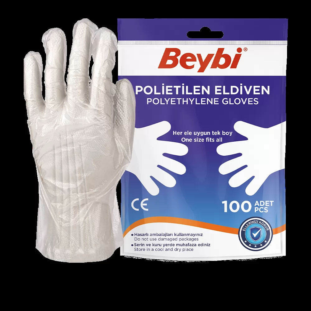 Beybi Şeffaf Poşet Eldiven