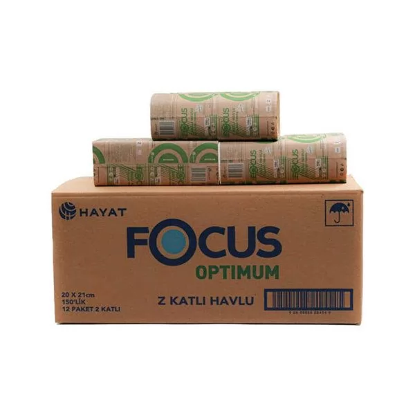 Focus Optimum Z Katlı Havlu 150 Yaprak x 12