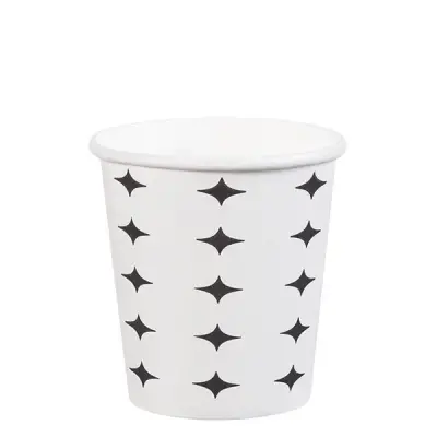 7 oz Yıldız Desen Karton Bardak