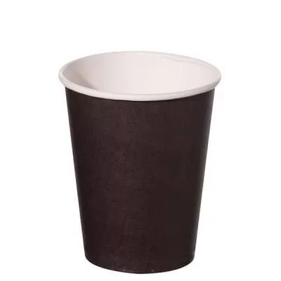 8 oz Siyah Karton Bardak