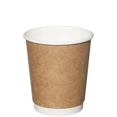 8 oz Karton Bardak Double Wall Kraft