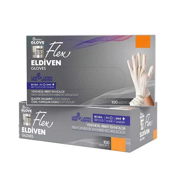 Reflex Flex Pudrasız Eldiven Krem Large